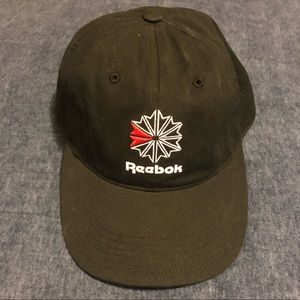 Reebok fitted cap with leather strap